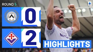 UdineseFiorentina 02  La Viola takes consecutive wins Goals amp Highlights  Serie A 202324 [upl. by Darline]