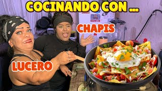 CHILAQUILES QUE “DAN MIEDO” EN LA COCINA DE LA TÍA  Familia miniboys [upl. by Micaela]