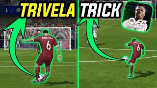 How to do the trivela  fc mobile  power volley shot trick fcmobile fifamobile [upl. by Rramaj]