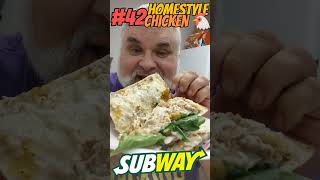 42 Homestyle Chicken Salad Lunch at Subway [upl. by Analram553]