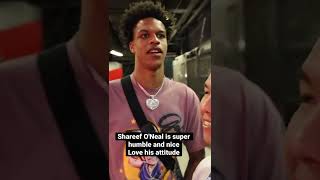 Shareef ONeal talks about his journey to the NBA Summer League [upl. by Rekrap471]