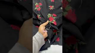 Karandi Black Cross Stitch Embroided Suits Whatsapp 923119600784 [upl. by Alduino387]