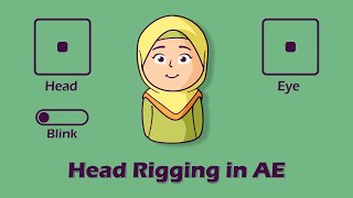 Hijabi Face rigging in After Effects  Joysticks n Sliders [upl. by Cirderf]