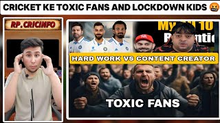 CRICKET KE TOXIC FANS AND LOCKDOWN KIDS 😱 CRICKETER HARD WORK 🥹 cricket rohitsharma viratkohli [upl. by Banquer]