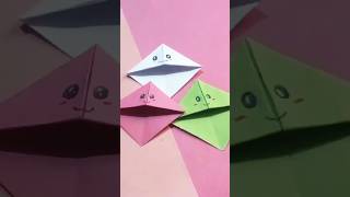 DIY Paper bookmarks diy trending viralshorts rich papercrafts viral praptis art amp craft [upl. by Onig52]