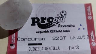 PROGOL 2237 SUSCRIBETE Y ÚNETE AL GRUPO VIP DEL CANAL ☘️ [upl. by Almita272]