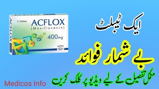 Acflox 400 mg uses in urdu  moxifloxacin  moxifloxacin 400 mg  moxifloxacin tablet [upl. by Marr]