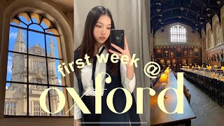 My First Week at Oxford 📚 moving in charity ball studying freshers week [upl. by Yerot258]