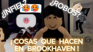 ESPIANDO GENTE EN BROOKHAVEN 🏡 RP 😳 [upl. by Moulden]