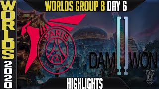 PSG vs DWG Highlights  Worlds 2020 Group B Day 6 LoL World Championship PSG Talon vs Damwon Gaming [upl. by Stelle]