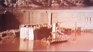 Kariba Hydroelectric Plant  Zambia Zimbabwe 1960 [upl. by Mateya462]