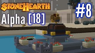 Stonehearth Alpha 18  Part 8  Finished Fountains  Stonehearth Ascendancy Gameplay [upl. by Ahsahtan]