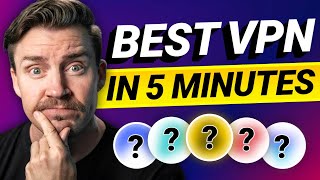 BEST VPN Comparison 2024  TOP 5 recommendations in UNDER 5 minutes [upl. by Arriat]