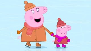 Peppa Gris  Jeg går på skøyter  Tegnefilmer for barn [upl. by Ainival]