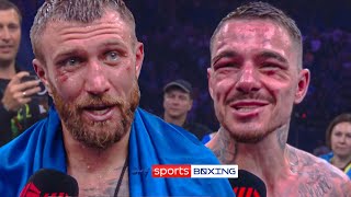 Lomachenko dedicates Kambosos win to father in emotional interview 🙏 [upl. by Elissa550]