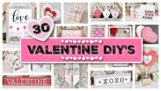 TOP 30 VALENTINE DIYS 2024  HIGHEND Valentines Day DECOR [upl. by Doralia]