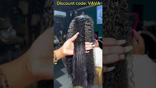 ELFIN HAIR Honest Review  Sewin Leave Out Tutorial  Raw Burmese Curly Hair extension viral [upl. by Hsirt]