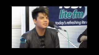 Adam Lambert Live  Lite Interview [upl. by Menken]