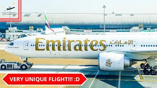 4K TR  With EMIRATES across EUROPE  Boeing 777300ER  Malta to Larnaca [upl. by Joceline]