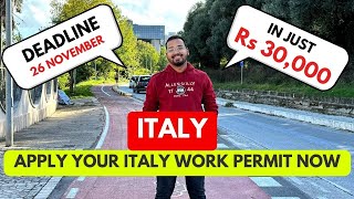 ITALY WORK PERMIT 2023  FULL APPLICATION PROCESS  DECRETO FLUSSI [upl. by Oirromed]