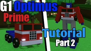 G1 Optimus Prime Basic Version Tutorial Part 2  Build a Boat For Treasure [upl. by Robinet783]