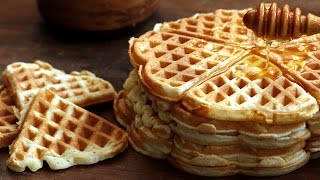 Homemade Waffles Recipe [upl. by Acie]