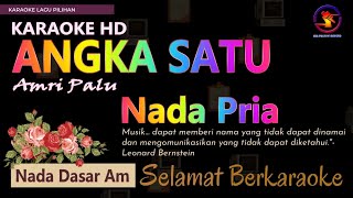 Karaoke Angka Satu  Amri Palu Ver EPR nada pria Am  Karaoke HD [upl. by Iruyas]