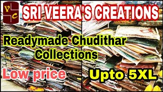 Sri veeras creations readymade chudithar collections vannarapettaiVeeras collections washermanpet [upl. by Trebbor]