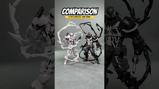 Comparison CT Toys Agent AntiVenom v Revoltech Agent Venom marvel spiderman symbiote [upl. by Benisch]