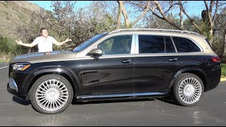 The 2021 MercedesMaybach GLS600 Is a 175000 UltraLuxury SUV that Bounces [upl. by Otokam134]