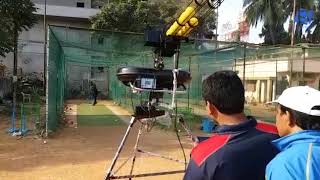 Automatic Cricket Bowling Machine Leverage Master e2 [upl. by Nurav]