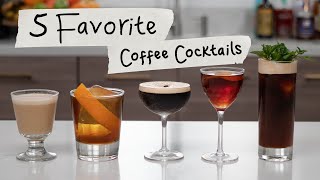 5 Favorite Coffee Liqour Cocktails [upl. by Mou]