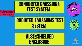 CISPR 25 Test System Turnkey EMC test setup solution [upl. by Gorrian]