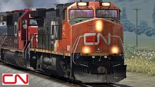 Canadian National Railway trains [upl. by Lux229]