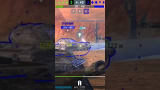 ТОП 1 ПЕРЕМОГА 119К СЕРЕБРА НА M6A2E1 EXP💪WORLD OF TANKS BLITZ😎shorts [upl. by Brunhild]