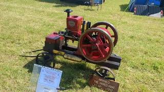 Amanco Hired Man stationary engine Cumbria Steam gathering [upl. by Ellebyam915]