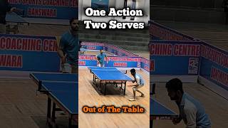 Same Action Different Services in Table Tennis 🏓 Unplayable Services in Ping Pong [upl. by Htial]