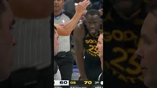 Draymond Green down and after he locked 🔒 the Ankle of Zach Edey nba shorts highlights sports [upl. by Moureaux]