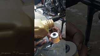 Honda SP shine bs6 Oil Filter Jarur Change karvaye Engine Oil Change Karvate Samay Vipin418 [upl. by Ardnael]