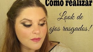 Cat eye look Maquillaje ojos rasgados [upl. by Kawai115]