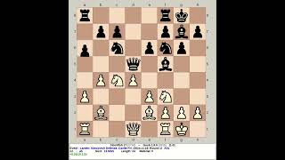 Stockfish 17 vs Goob 189  Larsen Nimzovich Defense chess [upl. by Annuhsal]