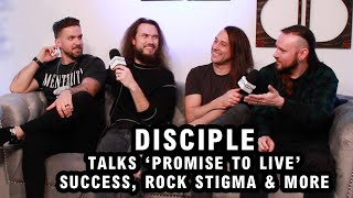 Disciple Talks New Music Christian Rock Stigma Touring amp More [upl. by Eilerua271]