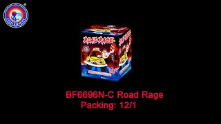 200 gram cakes fireworks 25 shots 200 gram cakes BF6696N C Road Rage Video from Fisherman [upl. by Aihsek]