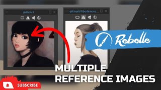 Rebelle Tutorials Multiple Reference Images [upl. by Eiramanel]