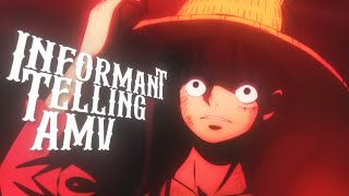 Informant Telling  Mixed Anime Flow「AMVEDIT」 HD [upl. by Aehs]