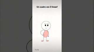 Puedes hacer un cuadro con 3 lineas😮animacion flipaclip [upl. by Ahsiemaj]