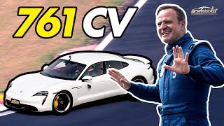 Elétrico mais rápido que 911 PORSCHE TAYCAN encara a Volta Rápida 215 com Rubens Barrichello [upl. by Ij]