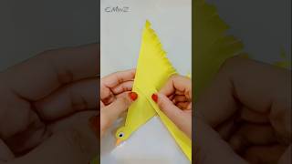 Flying Paper bird🐤 origamicraft diy artandcraft short [upl. by Schatz]