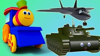 Bob tren Visita de campo del ejército  3D Vídeo Educativo  Compilación [upl. by Refinnaej550]