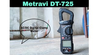 METRAVI DT725 ACDC Clamp meter review video part1hindi version [upl. by Enyad906]